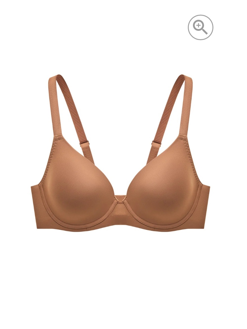 Understance Smooth Essentials FlexWire Demi Bra Teddy Bear Brown